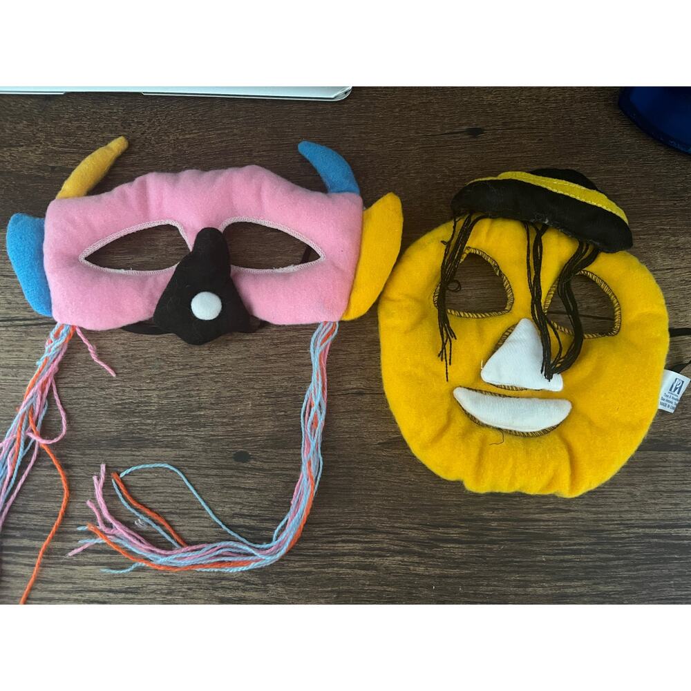 Vintage Halloween Mask Plush